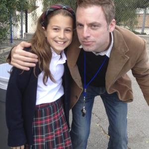 Alexa Hodzic and Justin Kirk in Chronicles Simpkins Will Cut Your Ass directed by Brendan Hughes