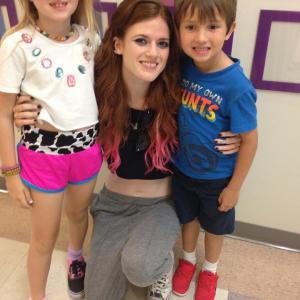 Cullen Deuce Tonry with his Sister Carmen Tonry and Rose Leslie