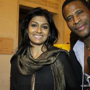 Richard Oliver Jr with the beautiful and super talented Indian film actress and director Nandita Das