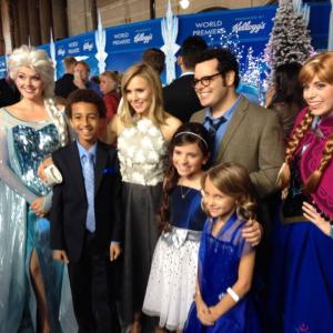 Disney Frozen premiere with the cast