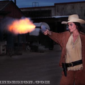 Bobbi Jeen is good with fire arms
