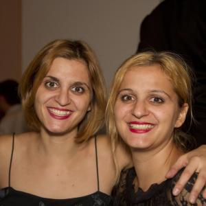 Co director sisters Maria Zak and Sasha Zak at the screening of Changezi, Dancer Among Shadows (2014)