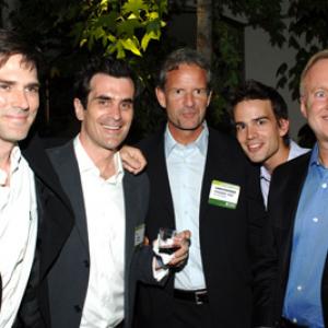 Thomas Gibson Ty Burrell Christopher Gorham Joe Keenan and Christopher Lloyd at event of Nusikalstami protai 2005