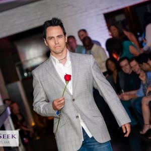 On the runway! Martin was asked to be a male model for the charity event Victor has a secret too hosted by HeidnSeek Entertainment The event raised money for leukemia patients