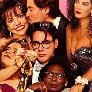 Whoopi Goldberg Teri Hatcher Kevin Kline Robert Downey Jr Sally Field and Cathy Moriarty in Soapdish 1991