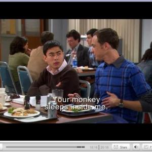 William Ngo and Jim Parson in The Big Bang Theory