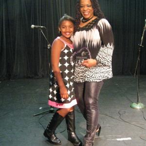 Taylor with Evelyn Champagne King