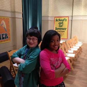 On the set of The Middle with CoStar Matthew
