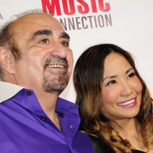 Tracy Mcnulty and Ken Davitian at Los Angeles Music Awards