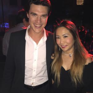 Tracy McNulty and Finn Wittrock at American Horror Story Screening Event at Paramount Studios