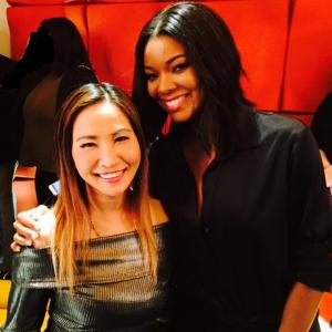 Tracy Mcnulty and Lead Actress Gabrielle Union at BET for Being Mary Jane Event