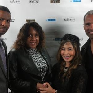 Trae Ireland Marie Y Lemelle Tracy Mcnulty and Patrick Faucette at New Film Makers LA Event