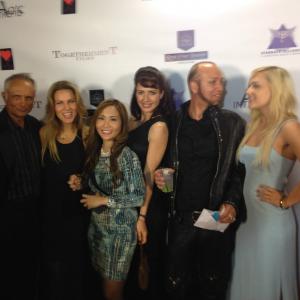 Robert Miano, Jane Gehr, Tracy Mcnulty, Cristina Parovel, Riz Story and Kamila Talpa at Winter Rose (2014) Film Screening