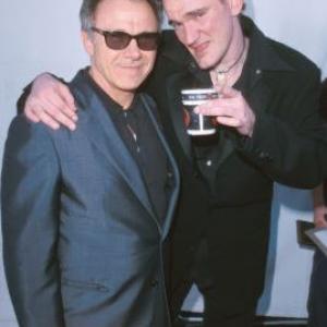 Harvey Keitel and Quentin Tarantino