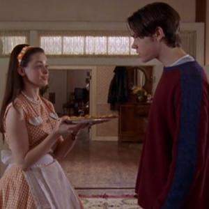 Still of Alexis Bledel and Jared Padalecki in Gilmore Girls 2000