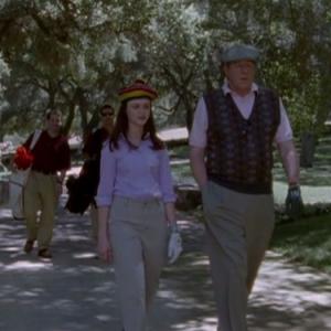 Still of Edward Herrmann and Alexis Bledel in Gilmore Girls 2000