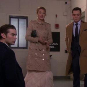Still of Blake Lively Chace Crawford and Ed Westwick in Liezuvautoja 2007