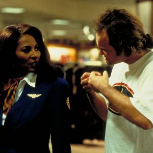 Still of Quentin Tarantino and Pam Grier in Jackie Brown 1997