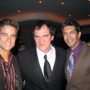 Drew Daniel Quentin Tarantino and Thomas Umer Tevana at the 2006 Asian Excellence Awards Afterparty