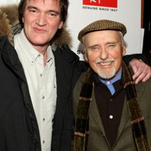 Quentin Tarantino and Dennis Hopper