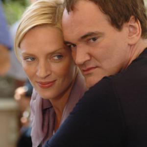Quentin Tarantino and Uma Thurman at event of Nuzudyti Bila 2 2004