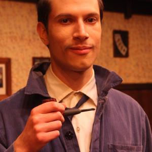 Ken Holmes as Mr DePinna in the Castleton State College Theatre Arts production of You Cant Take It With You