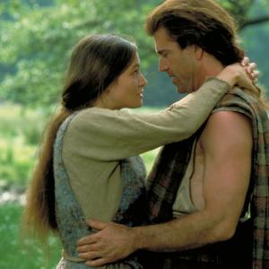 Still of Mel Gibson and Catherine McCormack in Narsioji sirdis 1995