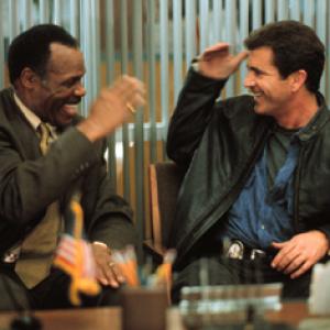Riggs and Murtaugh in the captains office