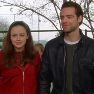 Still of David Sutcliffe and Alexis Bledel in Gilmore Girls (2000)