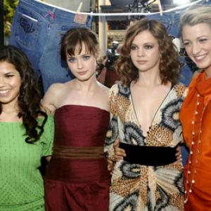 Alexis Bledel Blake Lively Amber Tamblyn and America Ferrera at event of The Sisterhood of the Traveling Pants 2005