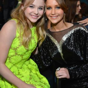 Chlo Grace Moretz and Jennifer Lawrence at event of The 39th Annual Peoples Choice Awards 2013