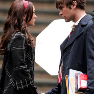 Leighton Meester and Chace Crawford at event of Liezuvautoja 2007