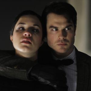 Still of Ian Somerhalder and Alexis Knapp in The Anomaly 2014
