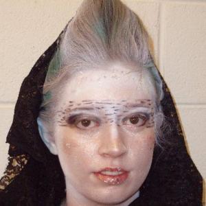 I sat as a makeup model for someone in class. I did NOT do this makeup.
