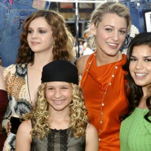 Alexis Bledel Jenna Boyd Blake Lively Amber Tamblyn and America Ferrera at event of The Sisterhood of the Traveling Pants 2005