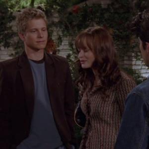 Still of Alexis Bledel, Matt Czuchry and Milo Ventimiglia in Gilmore Girls (2000)