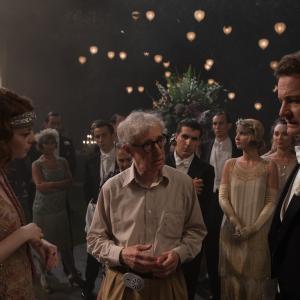 Still of Woody Allen Colin Firth and Emma Stone in Menesienos magija 2014