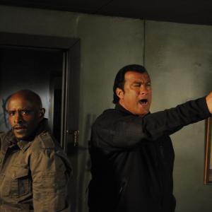 Steven Seagal and Brian Keith Gamble in The Keeper 2009
