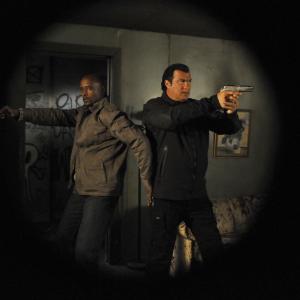 Steven Seagal and Brian Keith Gamble in The Keeper (2009)