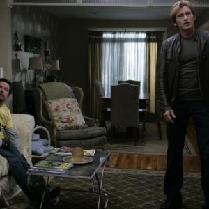 Still of Michael J Fox and Denis Leary in Rescue Me 2004