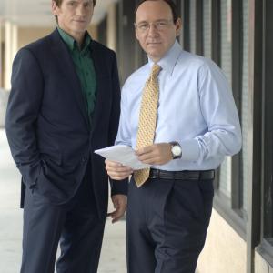 Still of Kevin Spacey and Denis Leary in Recount 2008