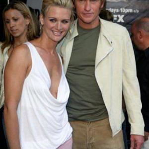 Susan A. Ashton and Denis Leary at the premier of the 