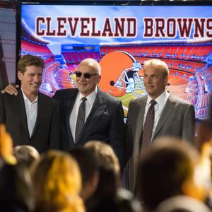 Still of Kevin Costner, Frank Langella and Denis Leary in Draft Day (2014)