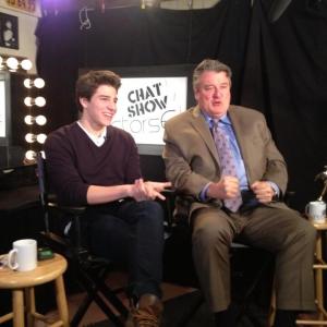 Michael Grant with Kurt Kelly on the Actors E Chat Show