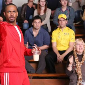 Still of Max Greenfield Damon Wayans Jr and Jake Johnson in New Girl 2011