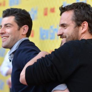 Max Greenfield and Jake Johnson at event of New Girl 2011