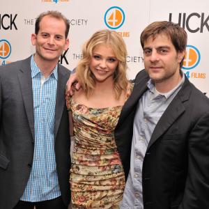 Derick Martini, Chloë Grace Moretz and Berry Meyerowitz at event of Hick (2011)