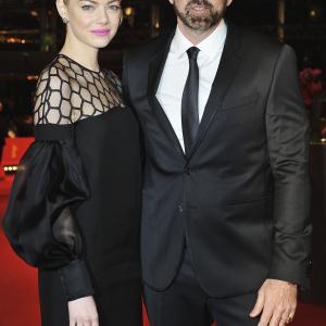 Emma Stone and Nicolas Cage attend the 'The Croods' Premiere during the 63rd Berlinale International Film Festival at Berlinale Palast on February 15, 2013 in Berlin, Germany.