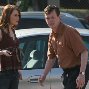 Still of Dylan Baker and Emma Stone in Drive 2007