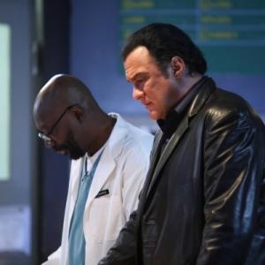 Still of Steven Seagal and Isaac Hayes in Kill Switch (2008)